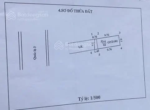 Bám mặt Ql3 Phù Lỗ - Sóc Sơn * giá nhỉnh 4tỷ. Gần 80m2 đất lưu không tuỳ ý sử dụng