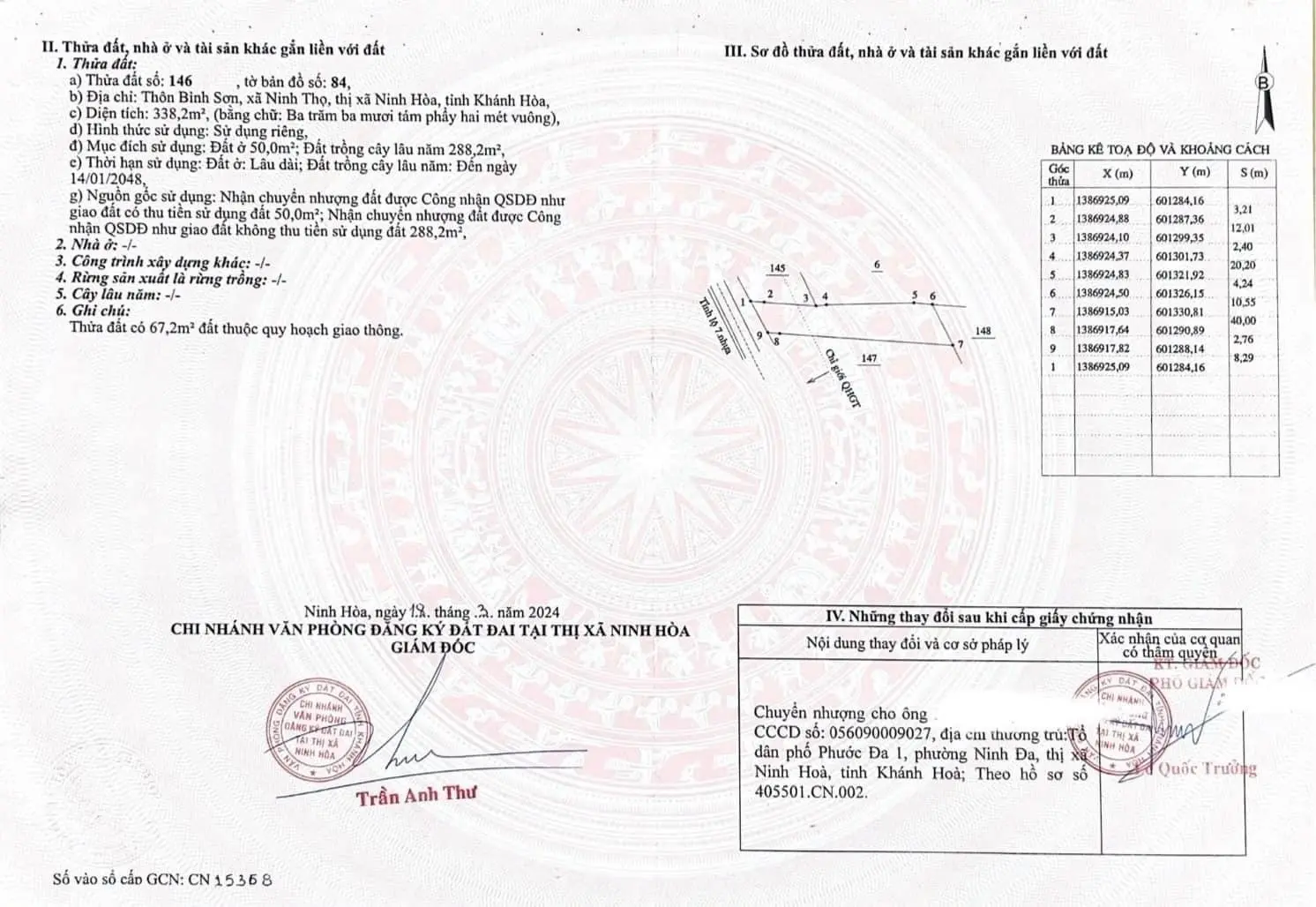 Bán đất mặt tiền DT7 Ninh Thọ ngay gần KCN