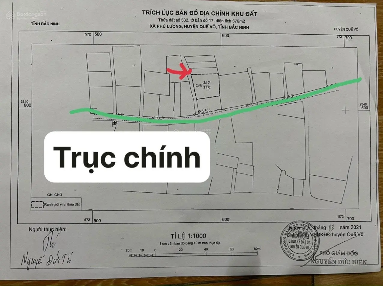 Bán đất tại phù lương, quế võ, bắc ninh - giá 1,944 tỷ vnd, diện tích 108m2