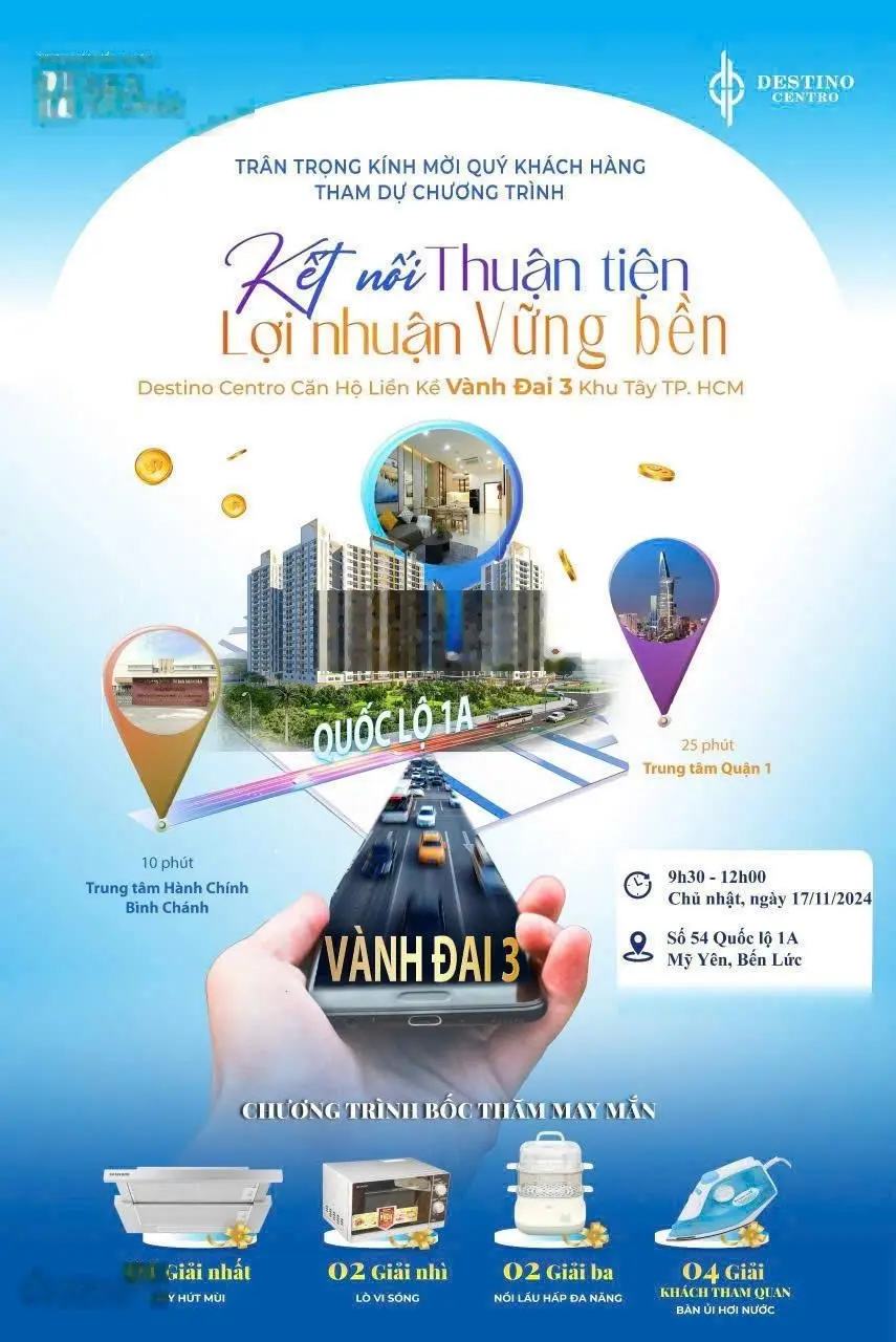 Mở bán giai đoạn 2 căn hộ Destino Centro trực tiếp từ chủ đầu tư - bank 70%