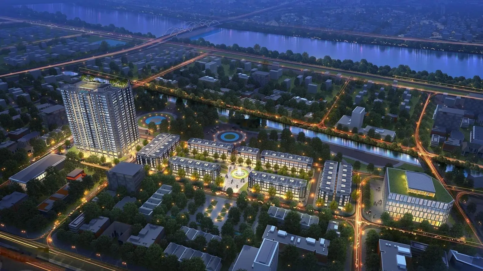 15.5 Tỷ có ngay 76m2, 380m2 sử dụng, view công viên, đường 9 mét. Alo: 0919185809