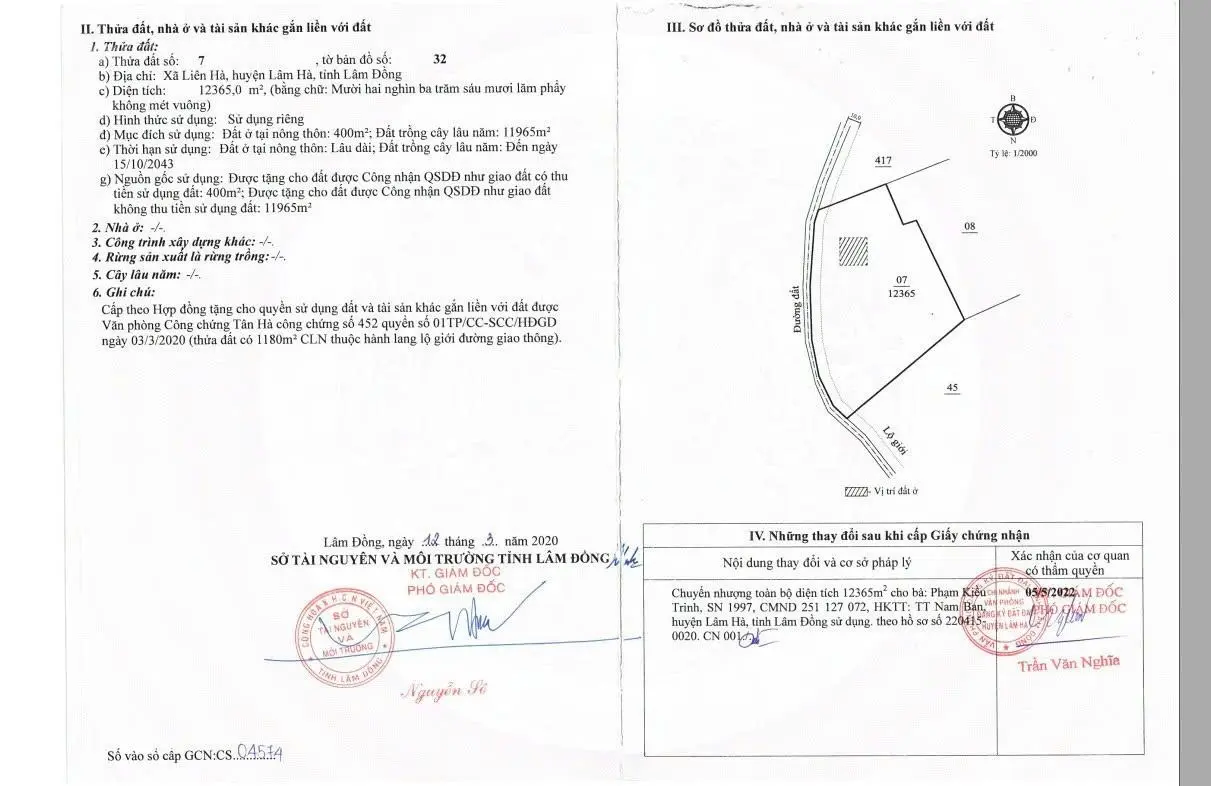 Chính chủ gửi bán 12.365m2 mặt tiền đường lớn tại thị trấn Liên Hà, Lâm Hà, Lâm Đồng