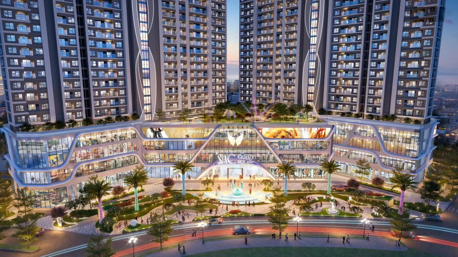 Quỹ căn 1 ngủ 35m2 dự án Vic Grand Square siêu đẹp, vốn ban đầu 150tr, NH cho vay LS 0%, CK 14%