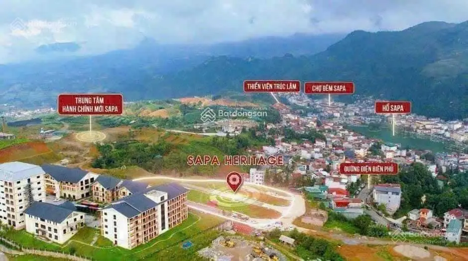 Căn hộ 2PN chỉ 2.3 tỷ tại trung tâm Sapa, view núi Hàm Rồng, full nội thất, sổ đỏ lâu dài cực hiếm