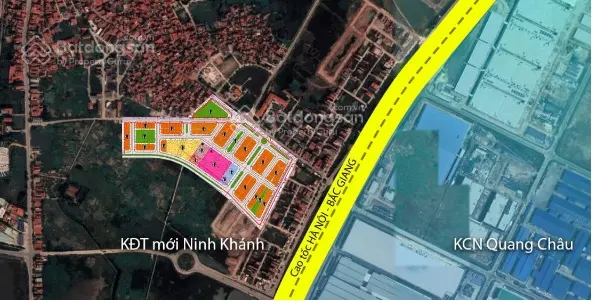 Bán lô góc tại cổng khu CN Quang Châu, Thị trấn Nếnh