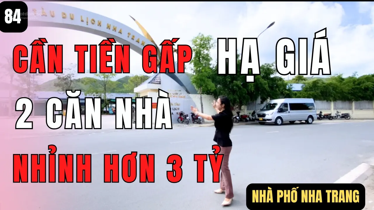 Hạ giá bán nhanh 2 nhà mặt tiền đường 16m đối diện càng lịch giá 3tỷ