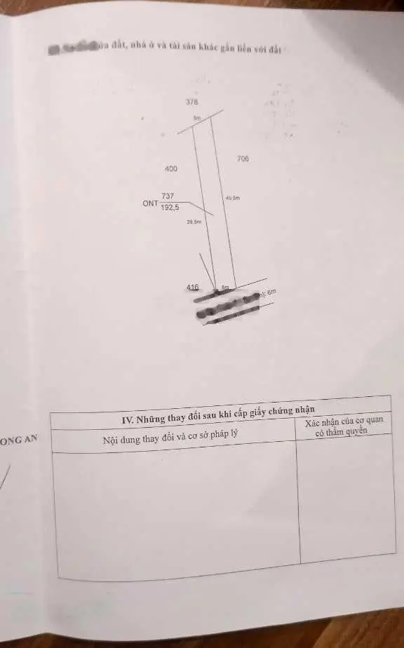 Chính chủ bán lô đất full thổ cư đẹp ấp Bình Cang 2, Bình Thạnh, Thủ Thừa, tỉnh Long An