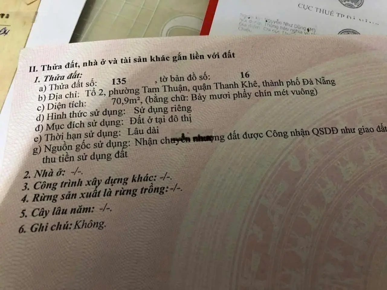 Bán đất kiệt Hải Phòng ngay trung tâm quận, 71m2, giá tốt