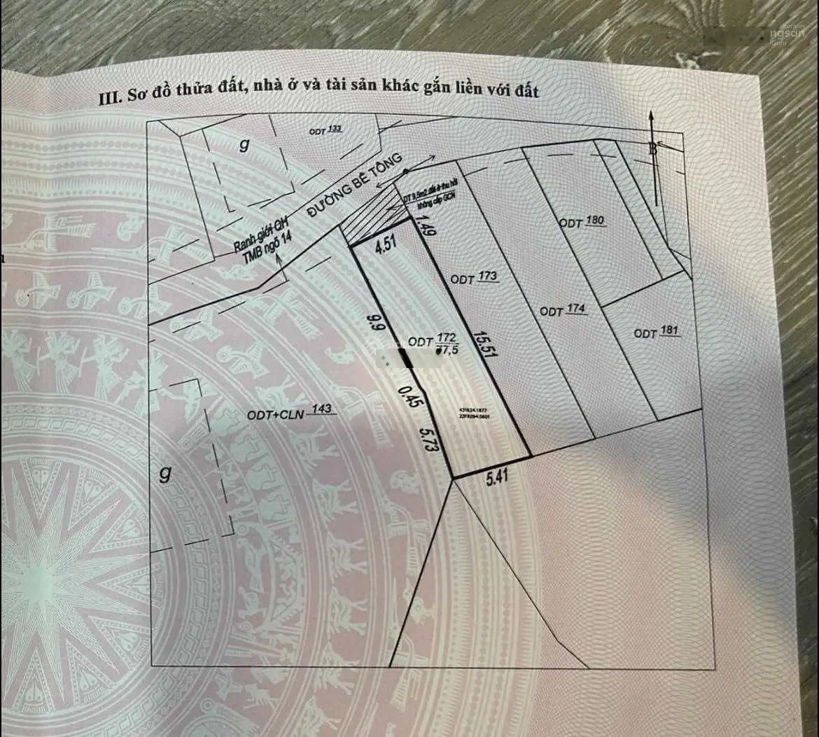 Bán đất thổ cư, diện tích 77,5m2 (DT sử dụng 90m2) chính chủ tại Cao Thắng, đường oto đỗ cửa