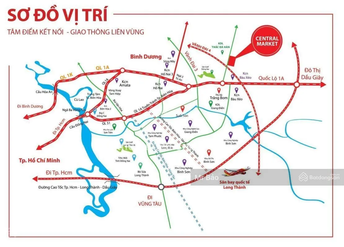 Chính chủ cần bán lô đất đẹp vuông vức 100m2 ngay chợ Sông Trầu, LH 0903 421 ***