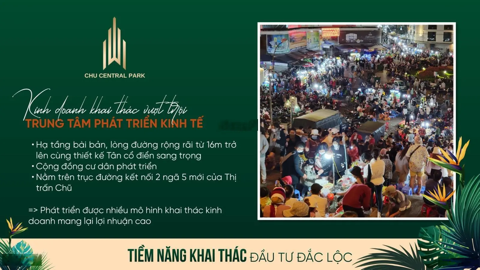 Cơ hội đầu tư đất nền dự án CHU CENTRAL PARK tại TRUNG TÂM THỊ XÃ CHŨ, LỤC NGẠN, BẮC GIANG