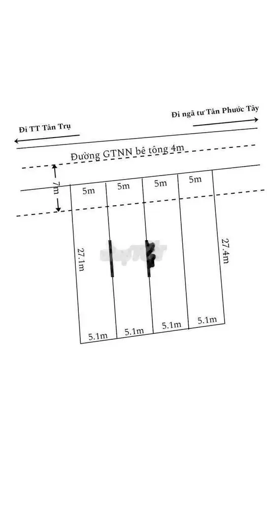 đất thổ tân phước tây đường ô tô lô 5m giá 380tr lô 10m giá 750tr