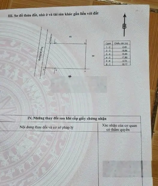 Bán đất nền full hồng thổ cư xã xà Bang, Huyện Châu Đức