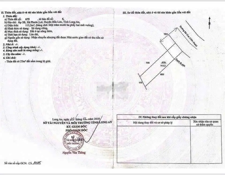 Đất mặt tiền đường Bờ Cua - Chợ Gò Đen