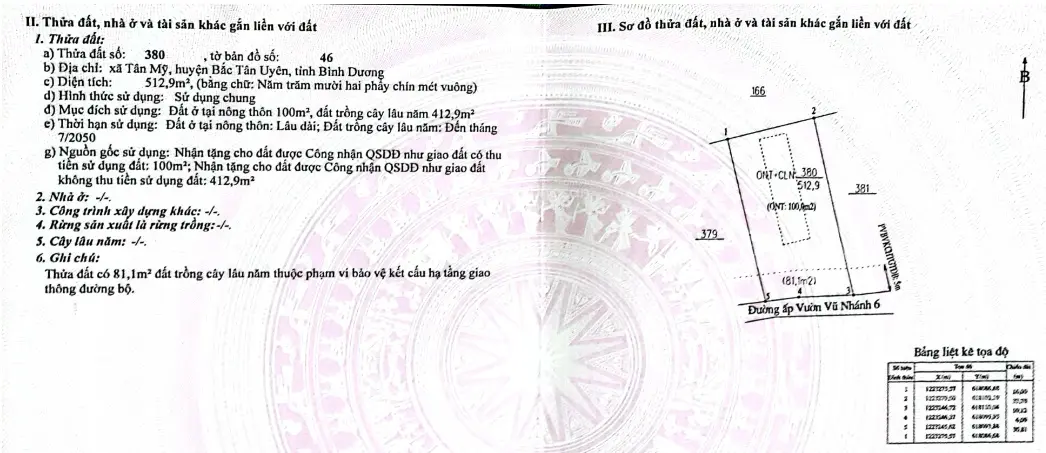 Bán đất mặt tiền 16m, ngay sát ĐT746 và sông Đồng Nai