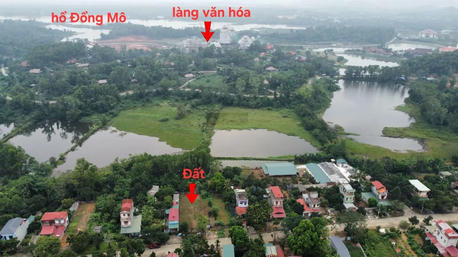 Bán 760 m2 vuông đẹp nhất tái định cư Đồng Mô, view hồ, view làng văn hóa các dân tộc