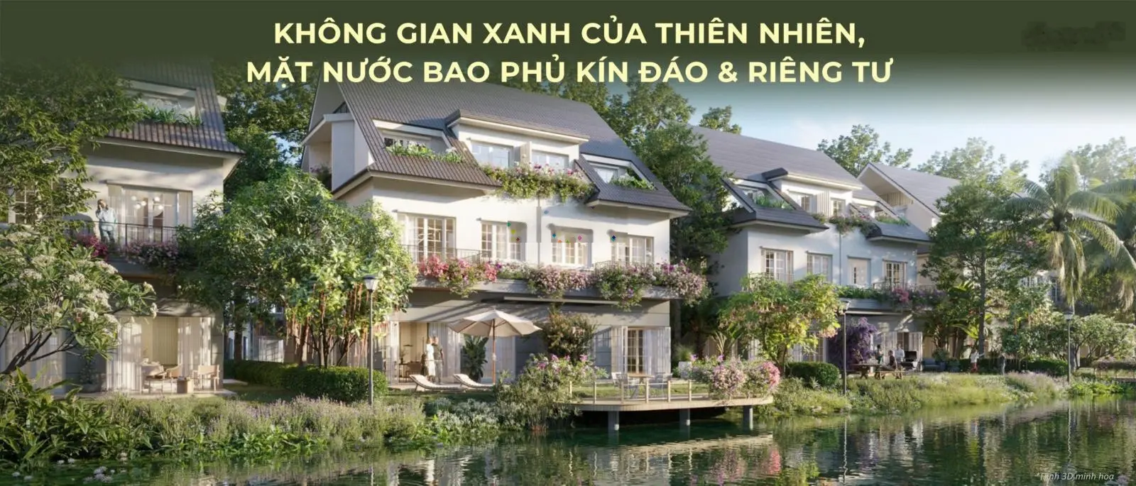 Biệt thự đảo - Central Island vị trí trung tâm nhất khu đại đô thị xanh Eco Central Park sắp mở bán