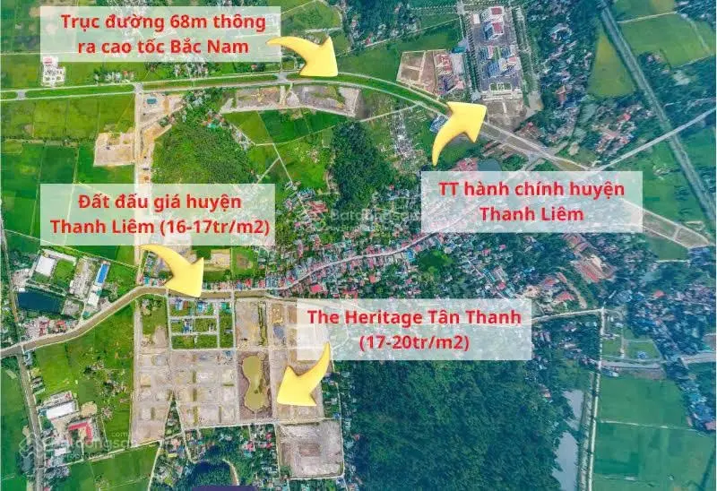 10 Lô Ngoại Giao đẹp nhất dự án The heritage Tân Thanh, Lõi thị trấn Tân Thanh. Lh 0912 866 ***