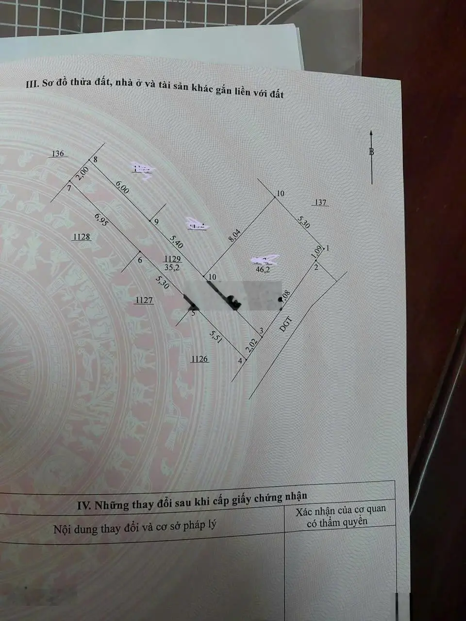 Bán 46,2m2 đất xã Hạ Mỗ, H. Đan Phượng, giá 43triệu/m2