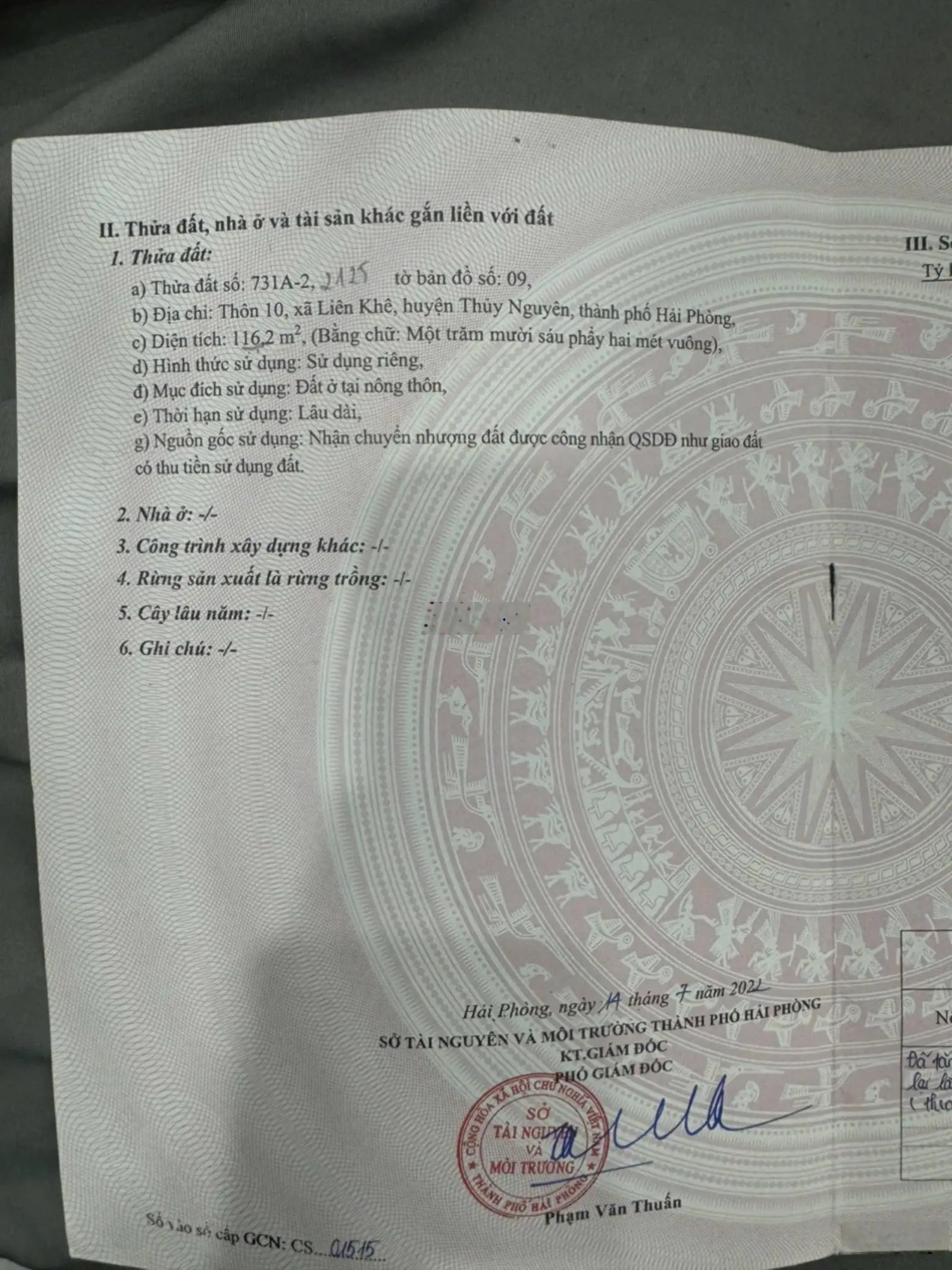 Hàng đẹp và hiếm tại trục đường liên xã Liên Khê DT 115m2, giá đầu tư chỉ 1,2 tỷ