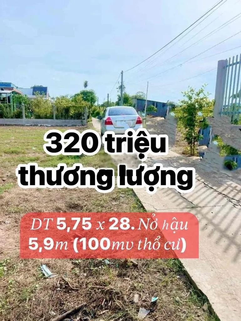 320tr lo dat nền