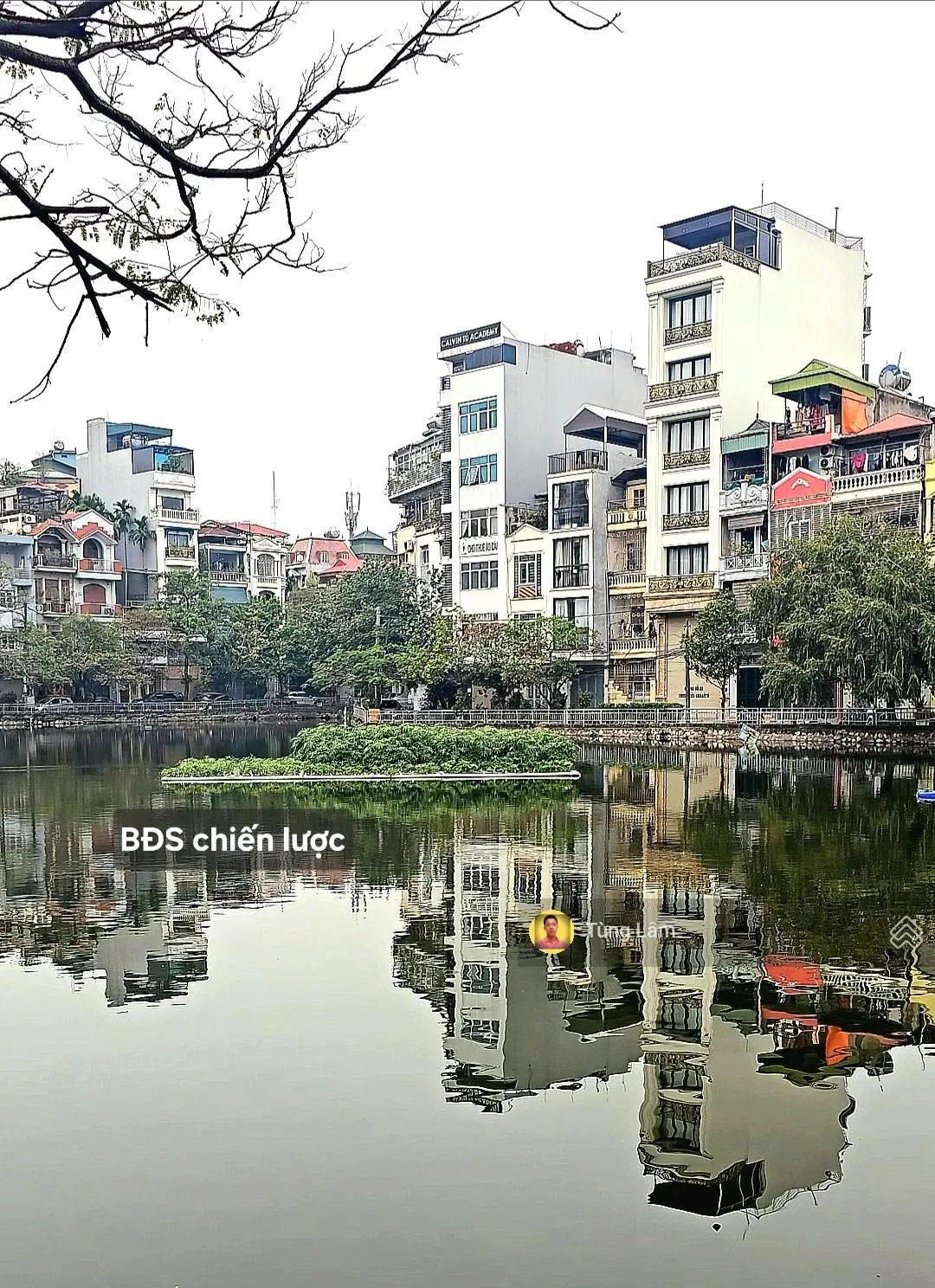 (Hình ảnh thật) Mặt hồ ngõ 88 Võ Thị Sáu. Mặt tiền 9m, vỉa hè rộng, ngay đầu hồ, vuông vắn