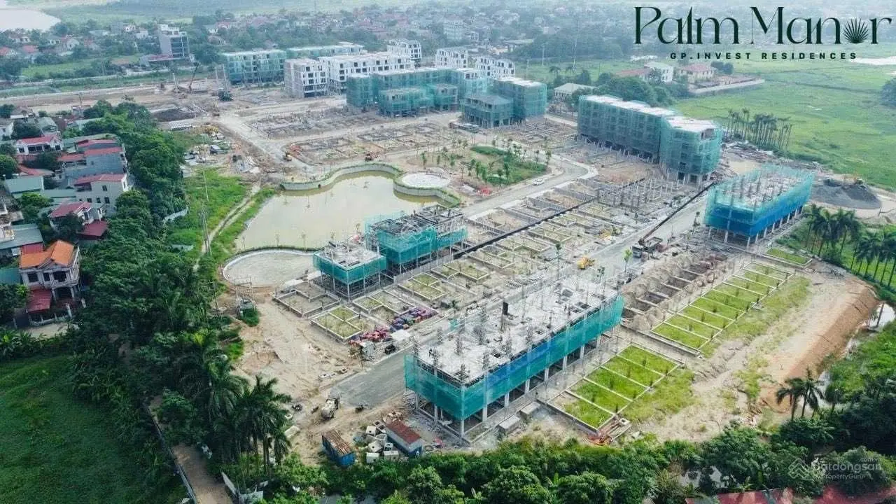 5 tỷ (40%) sở hữu ngay căn VIP biệt thự view Hồ tại Palm Manor Việt Trì - GP. Invest mở bán đợt 3