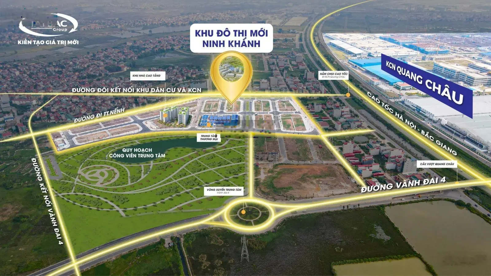 Bán các suất ngoại giao đã có sổ đỏ KĐT mới Ninh Khánh (80-90m2) - Việt Yên giá rẻ nhất thị trường