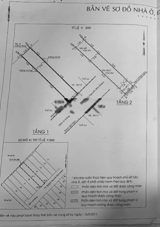 Nhà vị trí vip ngay trung tâm Quận 1, Nguyễn Bỉnh Khiêm, dt (3,1x17,6)m CN 51,3m2, 2 tầng, 3PN, 3WC