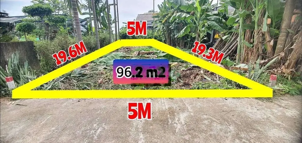 🔥🔥 ĐẤT SƯ LỖ PHÚ HỒ 96,2M CÁCH CHỢ SAM 100M CÁCH VÕ VĂN KIỆT 3KM🤩🤩