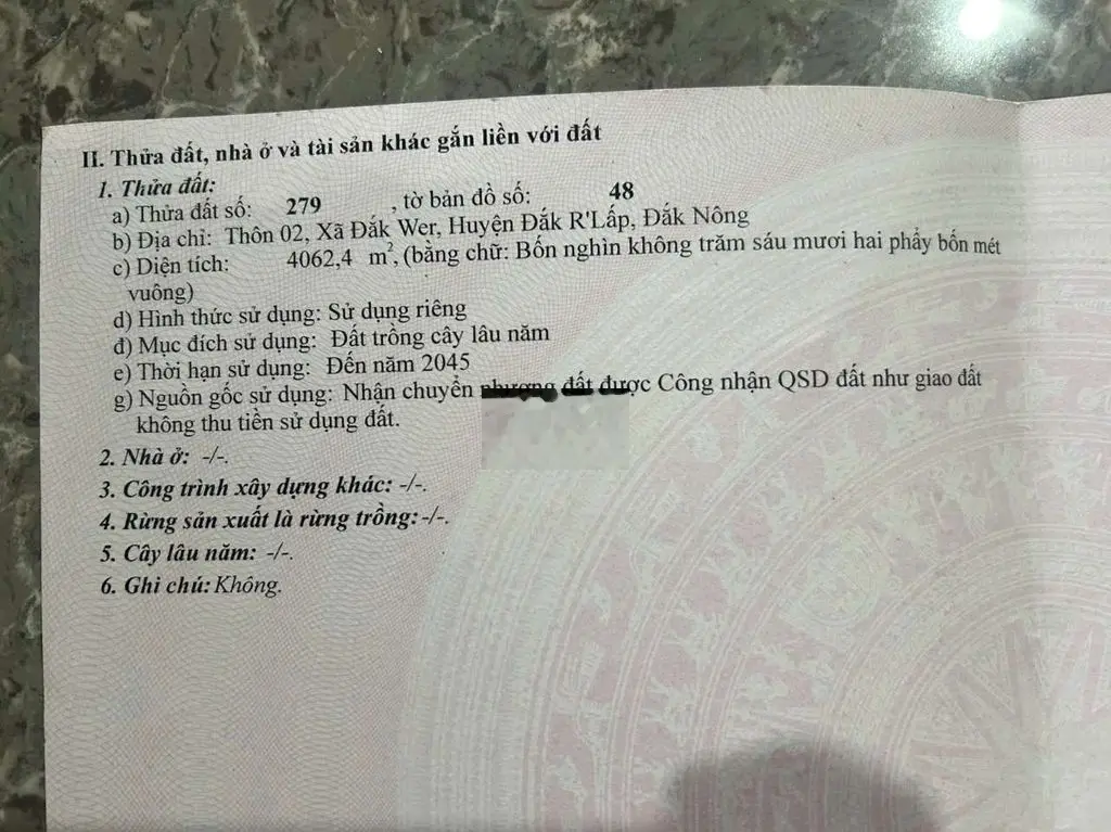 Cần bán đất mặt tiền QL14, cách chợ nhân cơ 1km