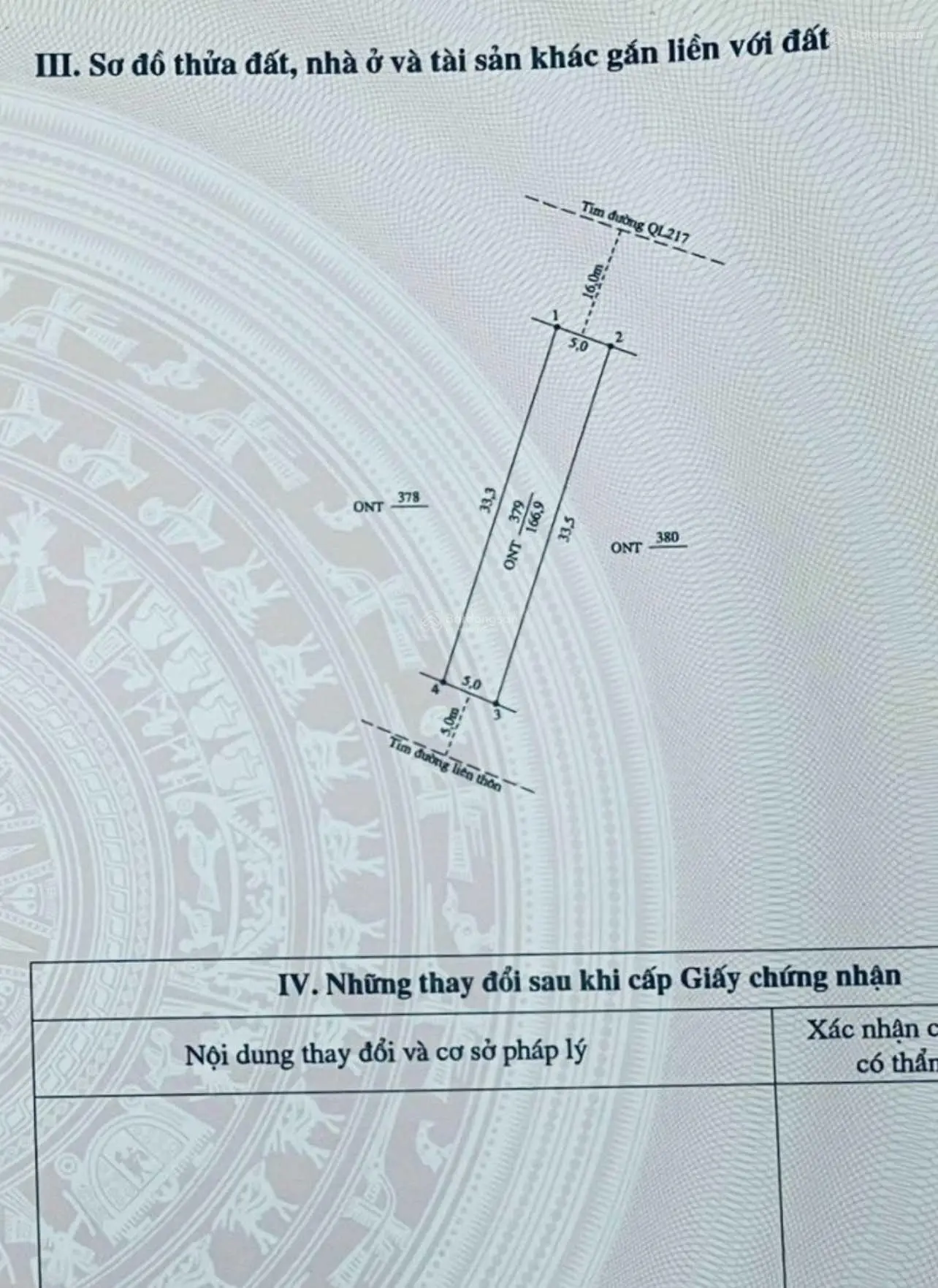 Cơ hội hiếm có: Chỉ 165tr,166m2 full thổ cư,2mặt tiền bám Quốc Lộ 217, sẵn sổ hồng công chứng ngay