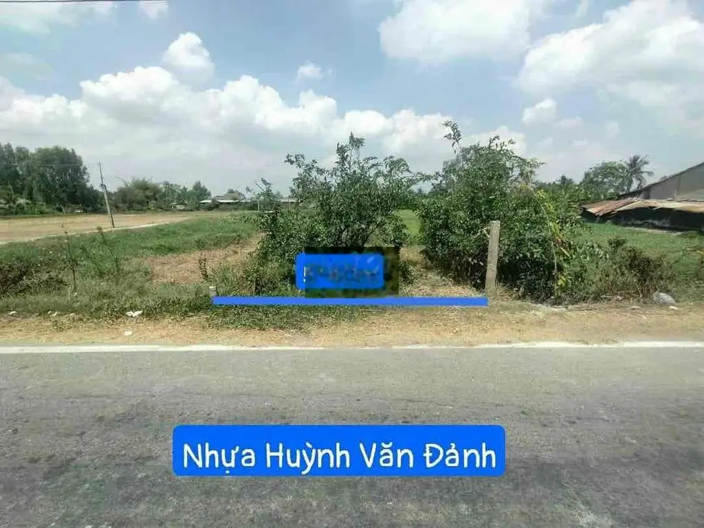 Mặt tiền nhựa Huỳnh Văn Đãnh. 200m2 thổ cư . có nền sẵn