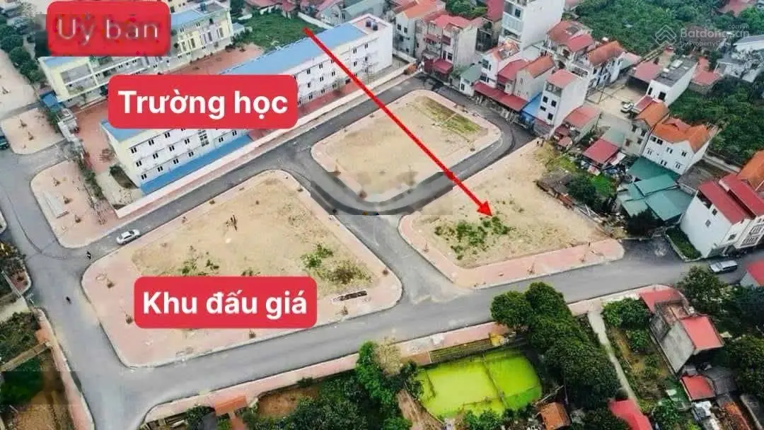 Đấu giá Đông Tảo mới - Giáp uỷ ban xã và trường học kinh doanh được luôn chỉ hơn 2 tỉ