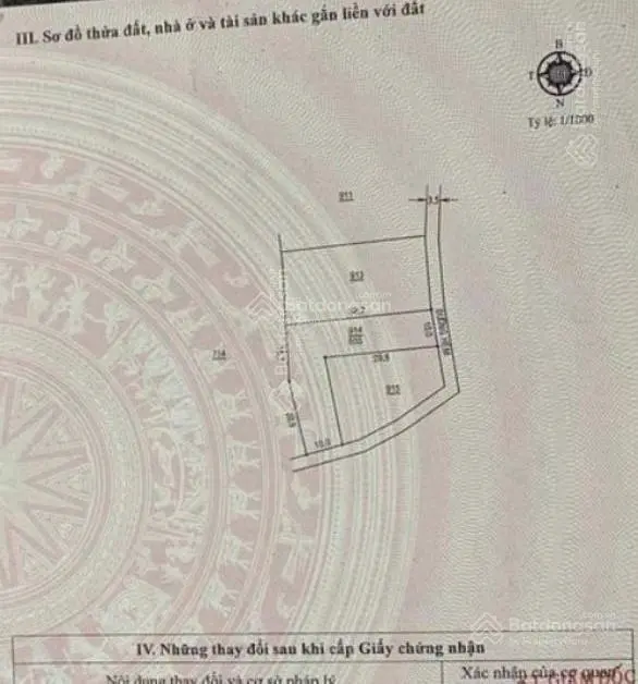 Cần bán: Đất Lộc Nga tổng DT 655m2 QH đất ở lâu dài