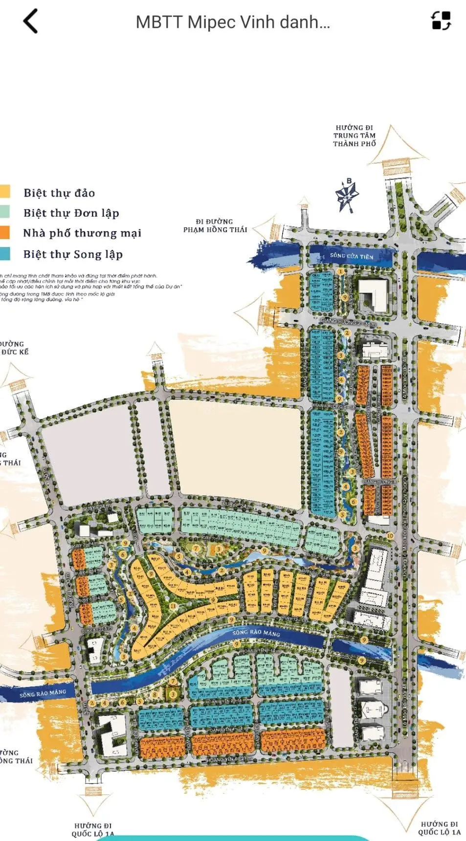 Bán biệt thự 280m2 giá siêu hời tại KĐT Mipec Tràng An, Vinh, Nghệ An căn góc view vườn hoa