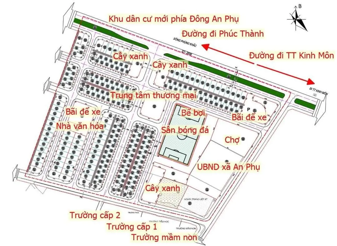 Bán đất đẹp từ 18 triệu/m2 khu ĐT Đông An Phụ, Cổ Tân, P. An Phụ, TX Kinh Môn, Hải Dương