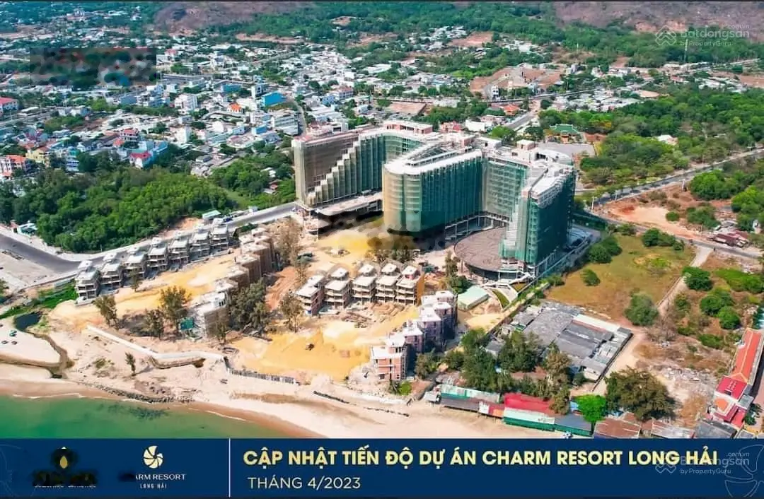 Bán căn hộ 34m2, view biển, hướng Bắc, 01 PN 01WC - Charm Long Hải Resort&Spa