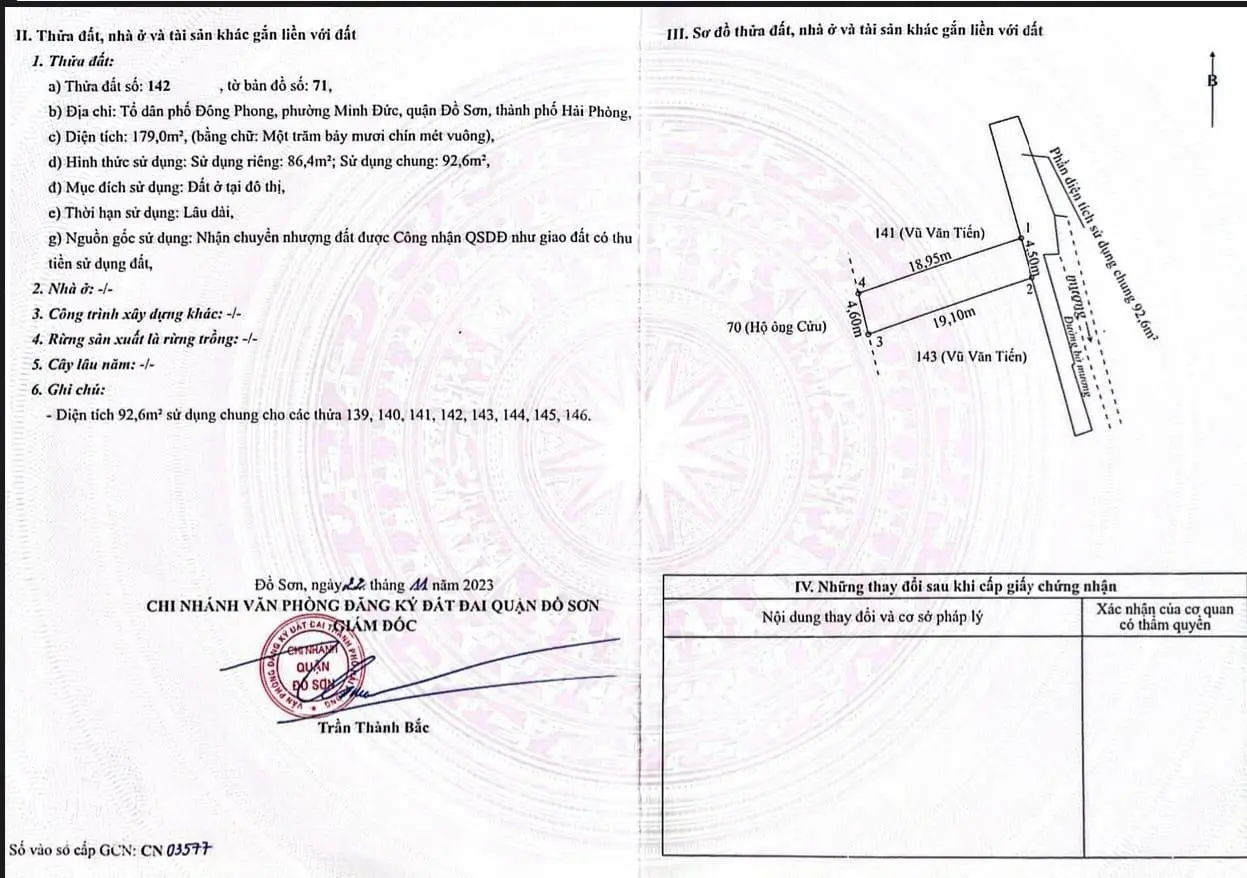 Bán lô đất rẻ nhất Đồng Nẻo, Minh Đức, Đồ Sơn, Hải Phòng. Giá hàng thửa rẻ, đầu tư hợp lý