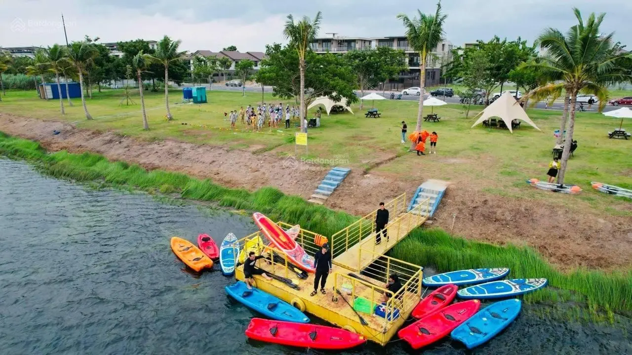 Căn góc biệt thự view vịnh 8,6ha, thế đất tựa sơn hướng thủy, bao kinh doanh tại Waterpoint