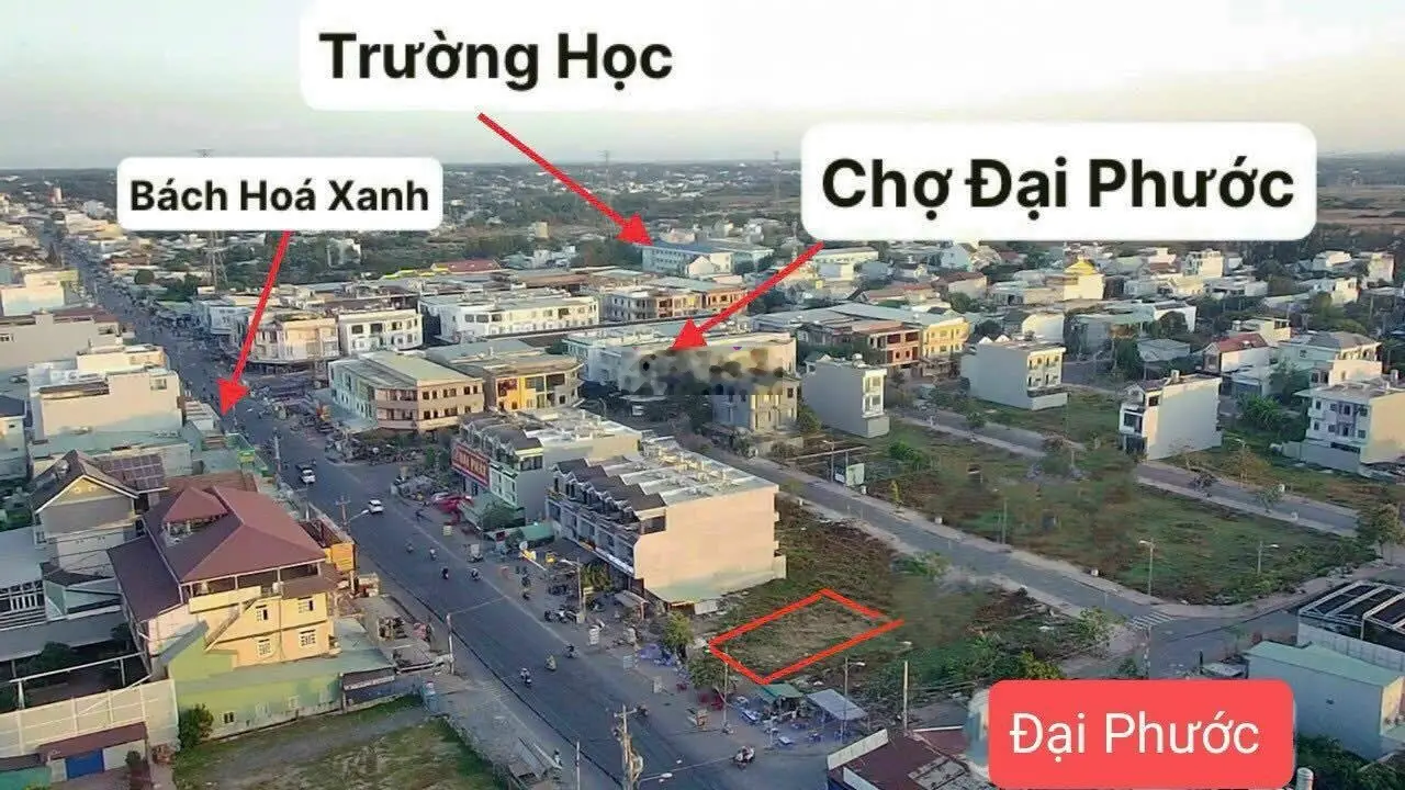 Tổng hợp các lô giá tốt trong TDC Đại Phước 7x20m