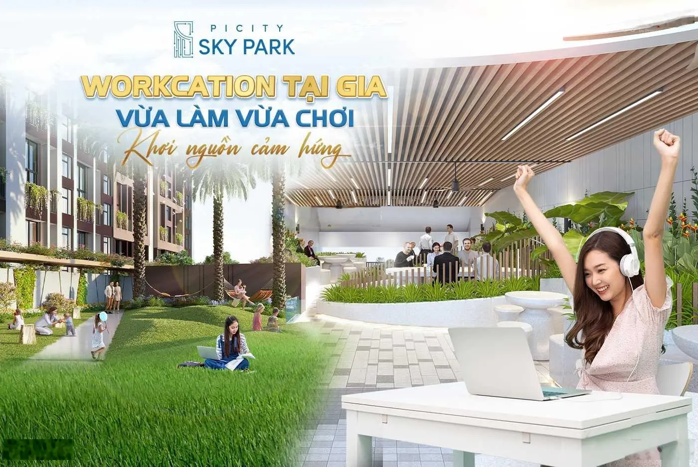 Chỉ với 500tr Sở hữu ngay căn hộ PiCity Sky Park 55m2 cách Phạm Văn Đồng 700m