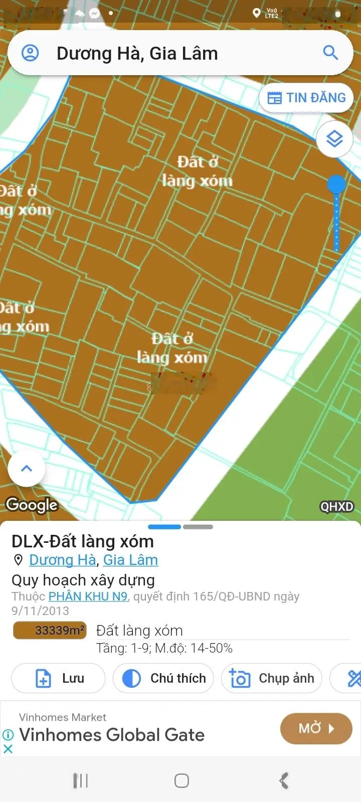 8.9 tỷ/127m2/6MT/ Dương Hà/ô tô