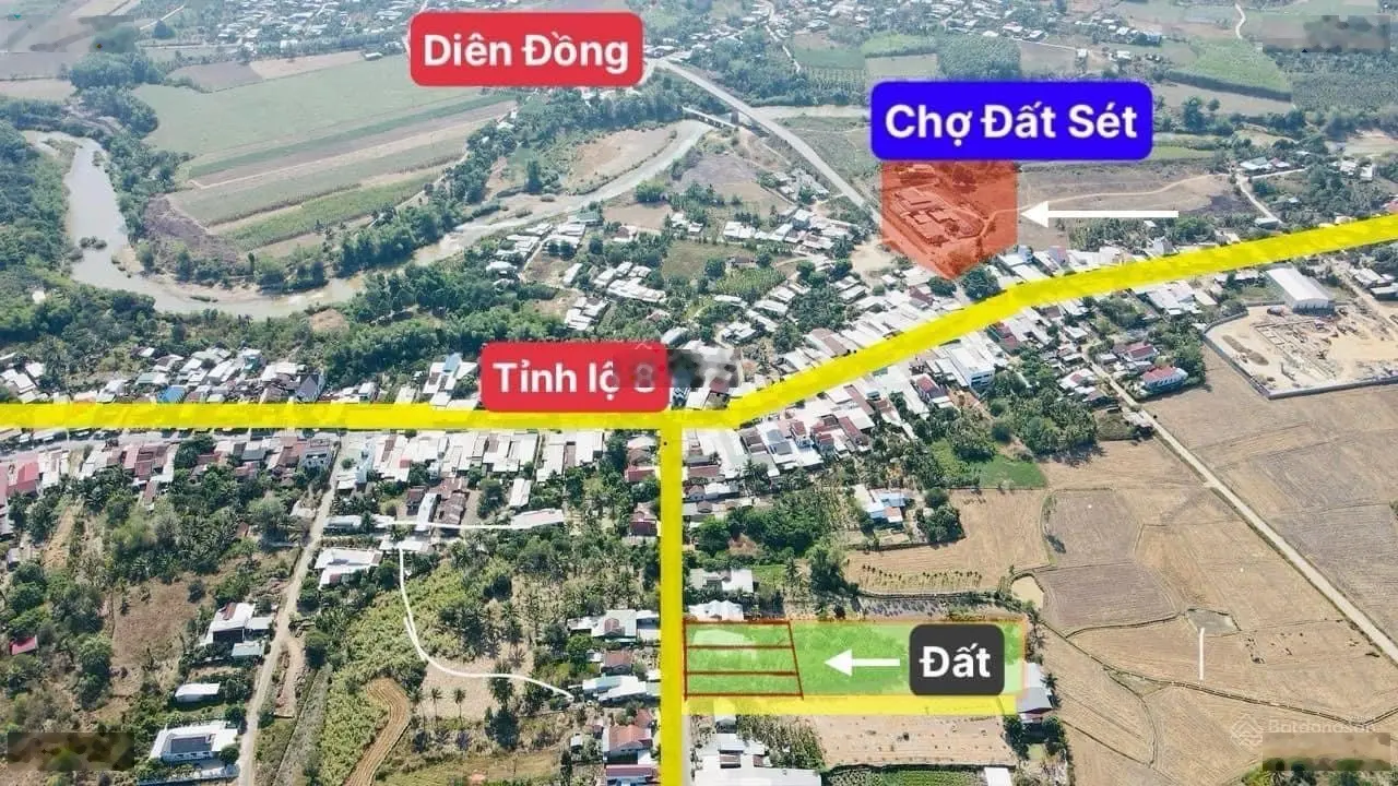 bán lô góc Diên Xuân, khu trung tâm cách TL8 chỉ 50m