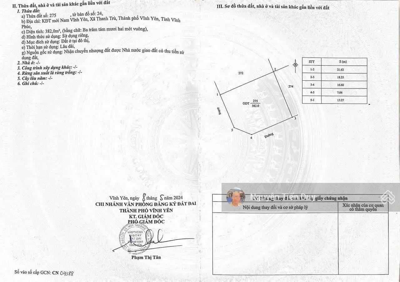 Bán 382m2 góc 2 mặt tiền băng 2 hồ view công viên giá chỉ 30tr/m2 thiện trí có thương lượng