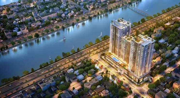 Cần bán gấp căn hộ chung cư Viva Riverside, Q. 6, 75m2, 2PN, giá 3,4 tỷ, nhà đẹp