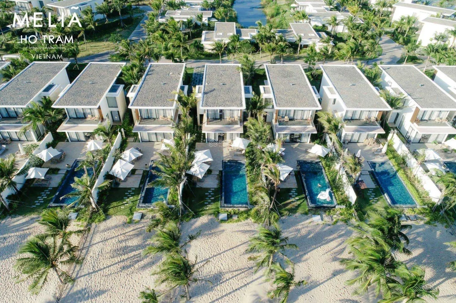 Biệt thự 3PN/835.7m2 Beachfront Melia Hồ Tràm Beach Resort full nội thất cao cấp. LH: 0908 982 ***