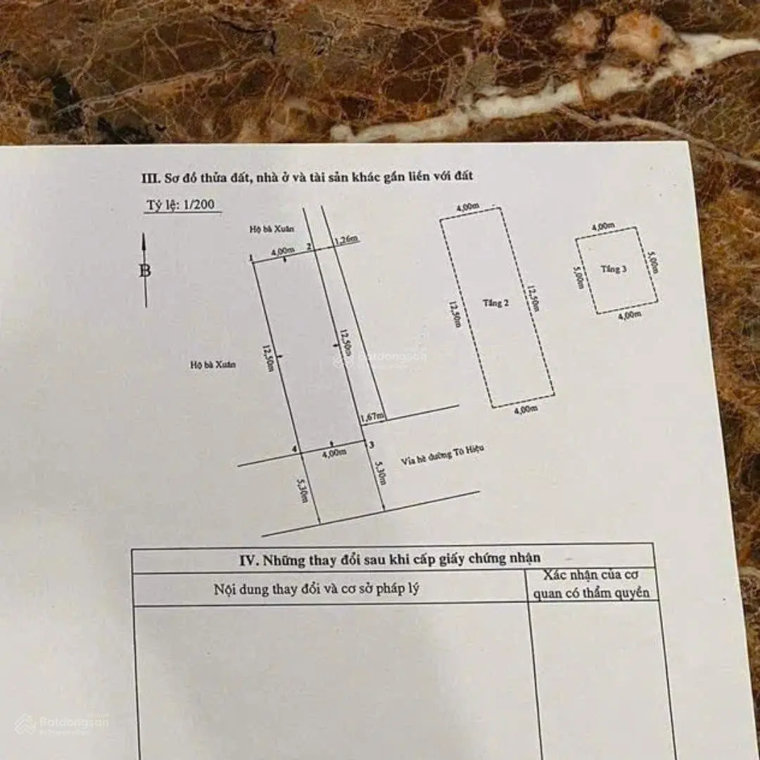 Bán nhà mặt phố tại đường tô hiệu, giá sốc chỉ 14,5 tỷ vnd, diện tích 50m2