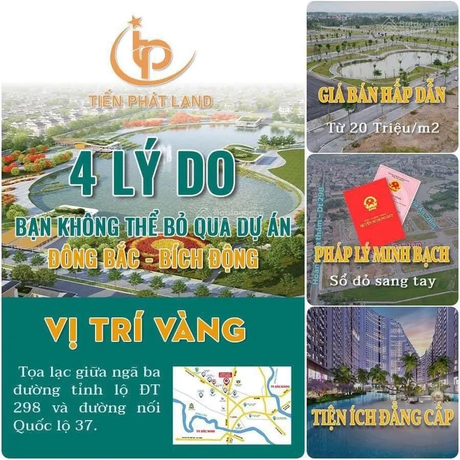 Cần bán đất khu đô thị Đông Bắc Bích Động, Việt Yên, Bắc Giang. Diện tích 90m2