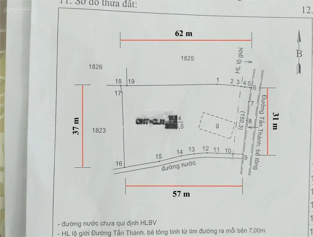 Bán đất + nhà mặt tiền đường Nguyễn Tấn Thành xã Vĩnh Kim